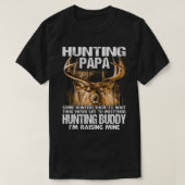 Mannen Hunting papa Son Matching Shirt (Design voorkant)