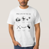 Mannen Hunting t-shirt (Voorkant)