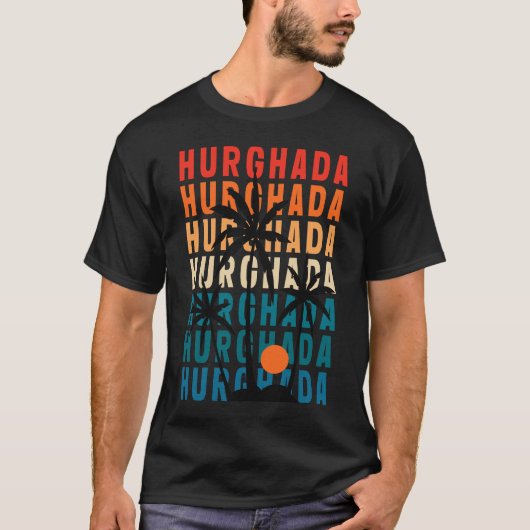 Mannen Hurghada T-shirt (Voorkant)