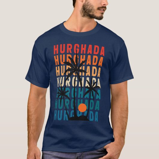 Mannen Hurghada T T-shirt (Voorkant)