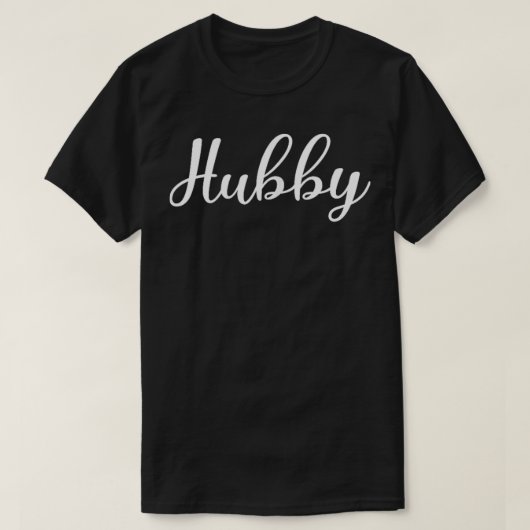 Mannen Hus Gift Funny Hubby voor Hem Schattige Mat T-shirt (Design voorkant)