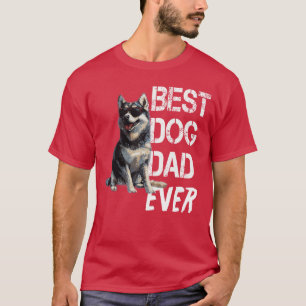 Mannen Husky Hond Liefhebber Vintage Beste Husky V T-shirt