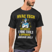 Mannen Hvac-technicus - Baarmiddelen T-shirt (Voorkant)