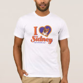 Mannen I "Hart" Sidney T-shirt (Voorkant)