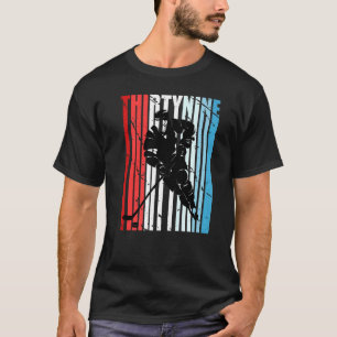 Mannen Ice Hockey 39th Birthday Player Motivatie T-shirt
