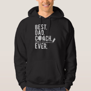 Mannen Ice Hockey Beste pap Coach Ever papa Hoodie
