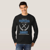 Mannen Ich Bin Zwar Handwerker Gezegden T-shirt (Voorkant volledig)
