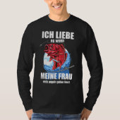 Mannen Ich Liebe Es Wenn Frau Mich Vist de visseri T-shirt (Voorkant)