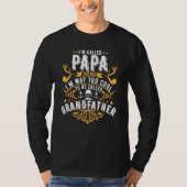 Mannen-icm noemde Papa Im veel te cool om G T-shirt (Voorkant)