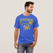 Mannen id in plaats van boerentrekkerontwerp voor t-shirt (Voorkant volledig)