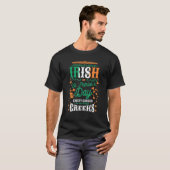 Mannen iedereen is een beetje Iers op St Patrick T-shirt (Voorkant volledig)