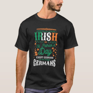 Mannen iedereen is een beetje Iers op St. Patrick T-shirt