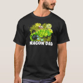Mannen Iguana papa T-shirt (Voorkant)