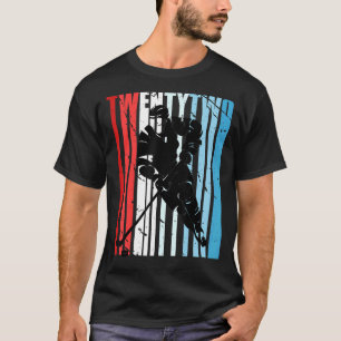 Mannen ijshockey 22e verjaardagsspeler Motivatie T-shirt