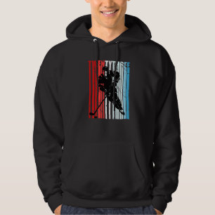 Mannen ijshockey 23e verjaardagsspeler Motivatie Hoodie