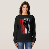 Mannen ijskap 40th Birthday Player Motivatie Trui (Voorkant volledig)