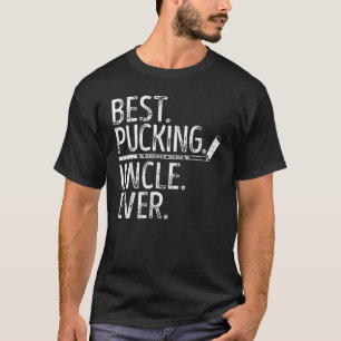 Mannen ijskap Best Pucking oom Ever Hockey Unc T-shirt