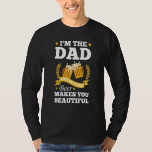 Mannen Ik ben de vader Ik ben de Proof Beer maakt T-shirt
