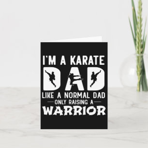 Mannen Ik ben een karate vader als een normale vad Kaart