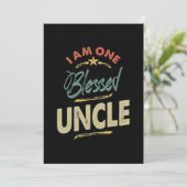 Mannen ik ben één klote oom Gift Kaart (Staand voorkant)