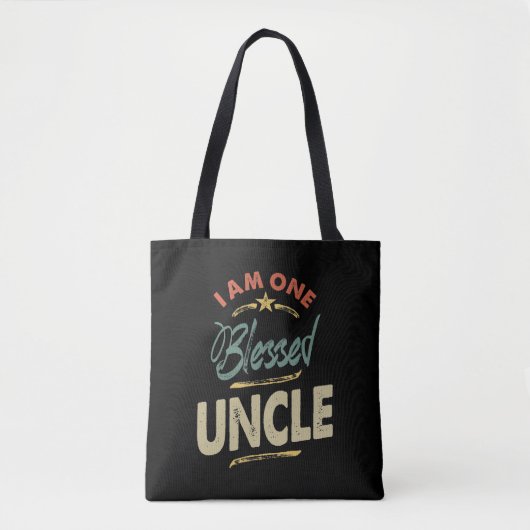 Mannen ik ben één klote oom Gift Tote Bag (Voorkant)