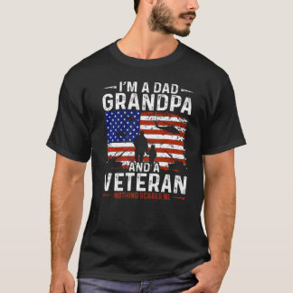 Mannen, ik ben een pa opa en een veteraan.. niets  t-shirt