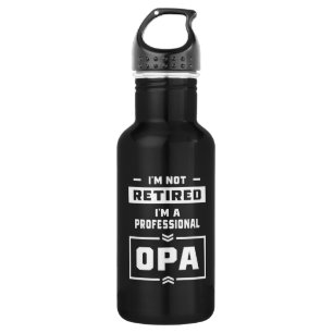 Mannen Ik ben een professionele opa-cadeau in rust Waterfles