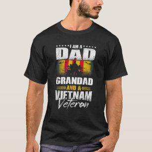 Mannen ik ben een vader opa en een Vietnamese vete T-shirt