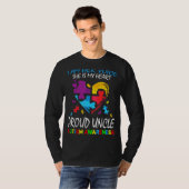 Mannen ik ben haar stem in mijn hart t-shirt (Voorkant volledig)