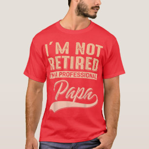 Mannen ik ben niet met pensioen. Ik ben een griffi T-shirt