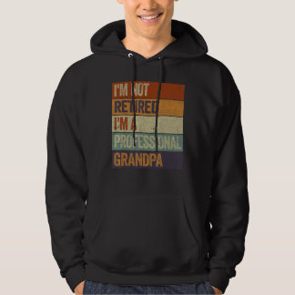 Mannen ik ben niet moe, ik ben een professionele o hoodie