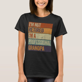 Mannen ik ben niet moe, ik ben een professionele o t-shirt
