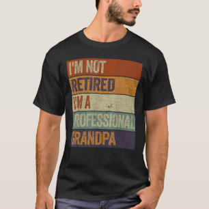 Mannen ik ben niet moe, ik ben een professionele o t-shirt