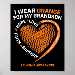 Mannen Ik Draag Sinaasappel voor mijn kleinzoon le Poster