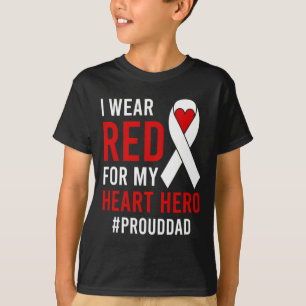 Mannen Ik Draag Trotse Chd Strijder Vader Chd Awar T-shirt