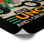 Mannen ik heb twee titels voor boer en oomvader poster (Hoek)