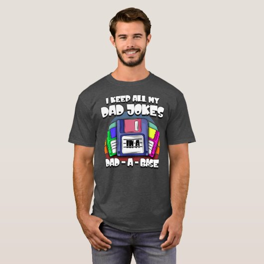 Mannen ik hou al mijn vaders snoep in een pap. t-shirt (Voorkant volledig)