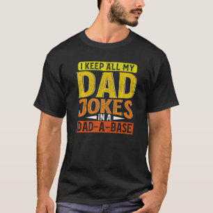 Mannen ik hou al mijn vaders snoepjes in een DAD-b T-shirt