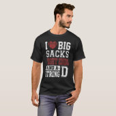 Mannen ik hou van grote zakken, bijna en een sterk t-shirt (Voorkant volledig)