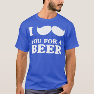 Mannen ik snor je voor een biertje t-shirt