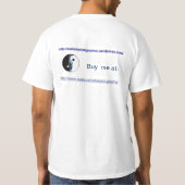 Mannen "Ik steun mijn partner met BPD" T-Shirt (Achterkant)