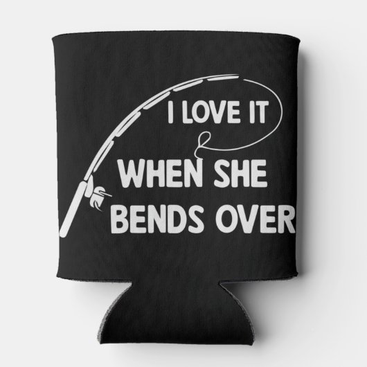 Mannen ik vind het geweldig als ze over schimmels blikjeskoeler (Achterkant)