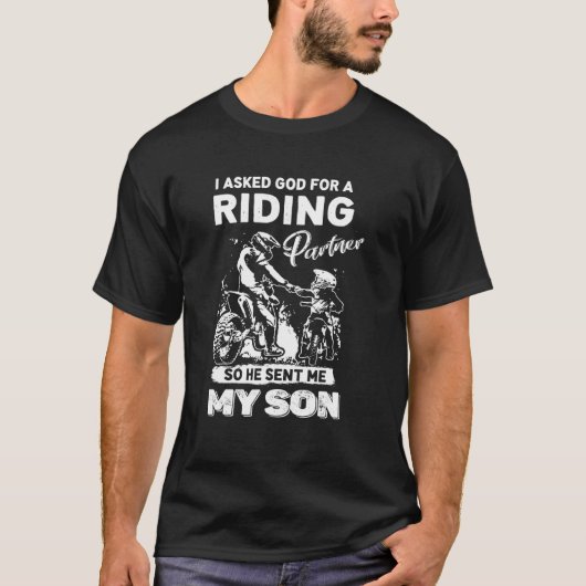 Mannen ik vroeg God om een rijpartner, dus stuurde T-shirt (Voorkant)