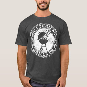 Mannen ik zet grills op Funny BBQ Grilling Gift T-shirt
