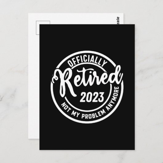 Mannen in 2023 Niet meer mijn probleem -  Briefkaart (Voorkant / Achterkant)