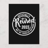 Mannen in 2023 Niet meer mijn probleem -  Briefkaart (Voorkant)