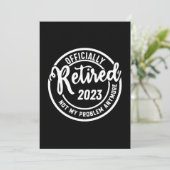 Mannen in 2023 Niet meer mijn probleem - Kaart (Staand voorkant)