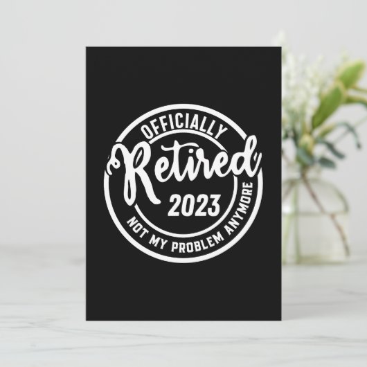 Mannen in 2023 Niet meer mijn probleem - Kaart (Staand voorkant)