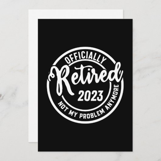 Mannen in 2023 Niet meer mijn probleem - Kaart (Voorkant / Achterkant)