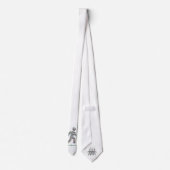 Mannen in Beweging – Edelsteen Walking Figure Desi Stropdas (Achterkant)